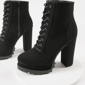 Chunky Platform Heel booties